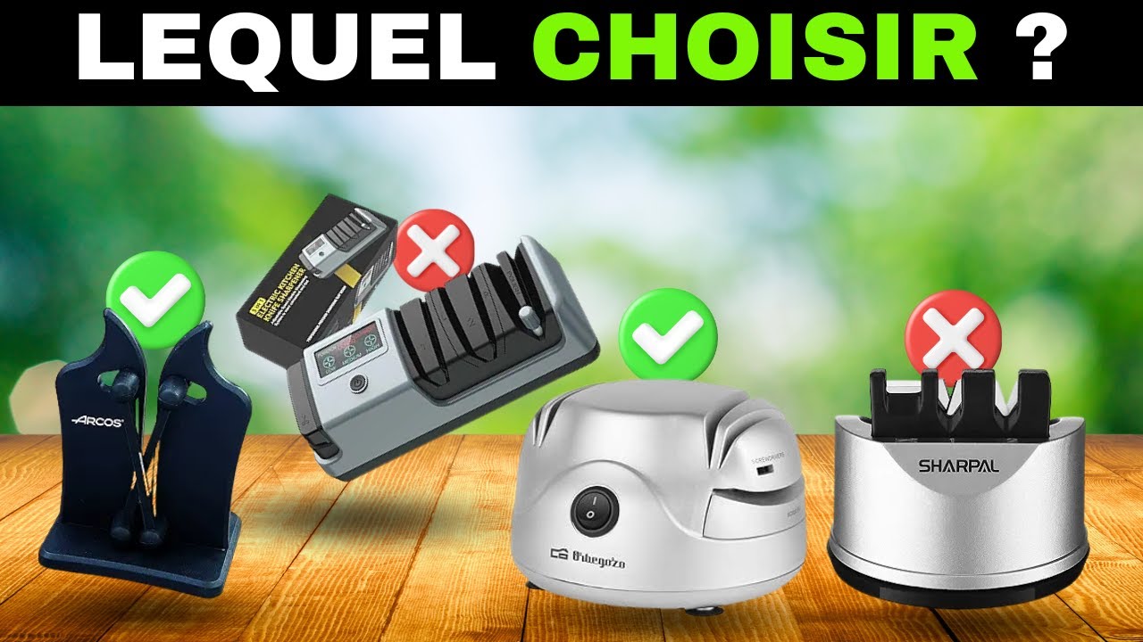 ✅ Les 7 Meilleurs Aiguiseurs de Couteaux [2026] 🔪 Électrique vs Manuel (Qualité-Prix)