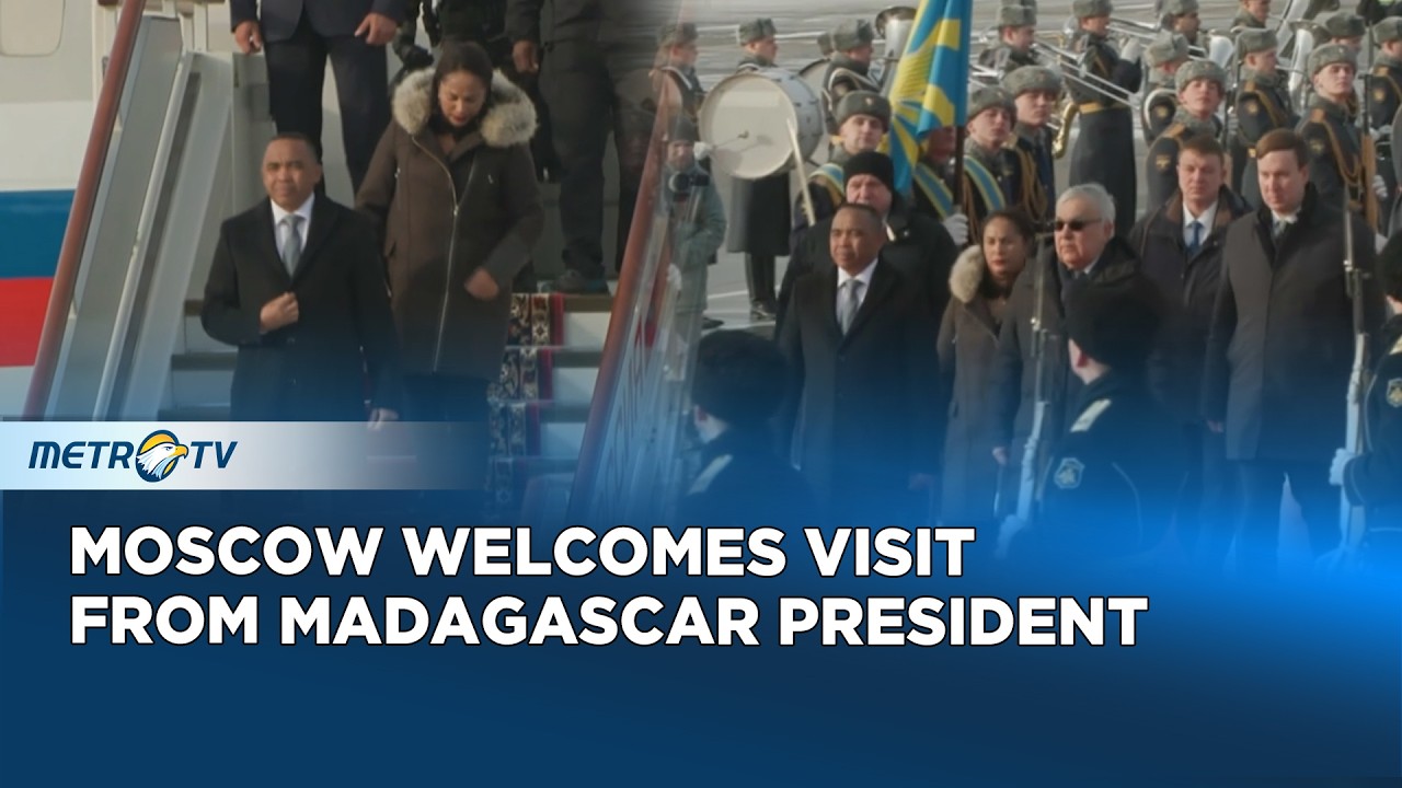 Madagascar President Arrives in Moscow for Meeting with Putin