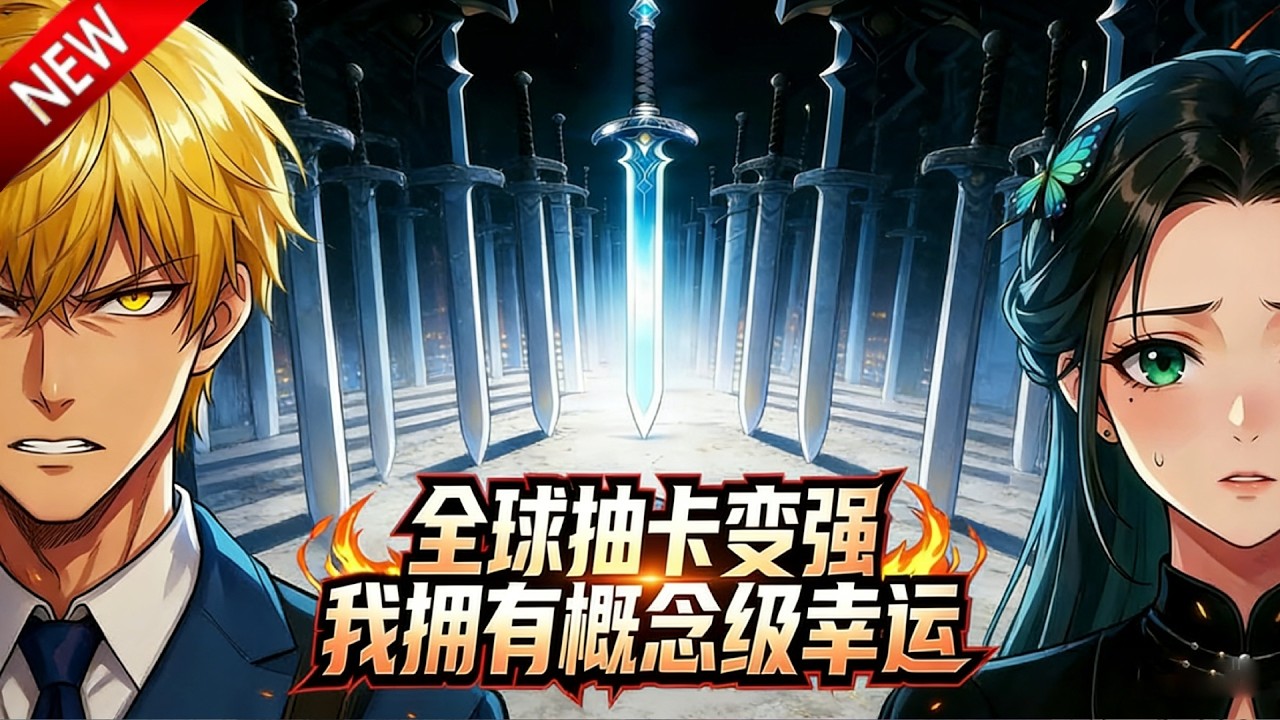💥【新番上线】锈剑藏万剑，张元觉醒剑鸣，入地狱禁地，神挡杀神，佛挡杀佛！《全球抽卡变强，我拥有概念级幸运》全集 Multi SUB #热血 #漫剧 #动漫魔女