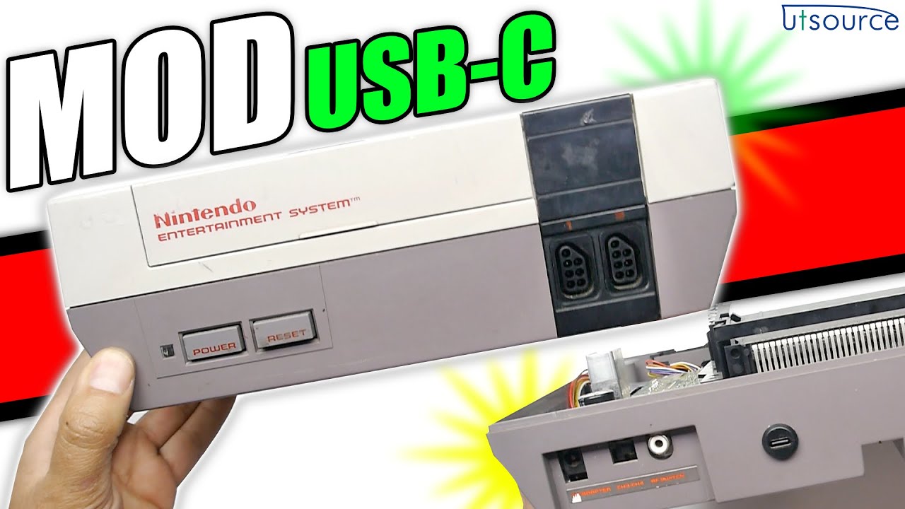 mod de USB C para NES super simple !