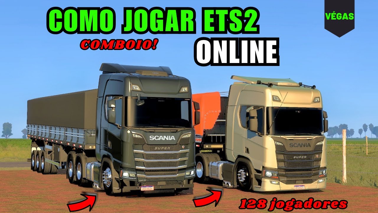 Como jogar ets2 multiplayer com 128 jogadores - DICAS ETS2
