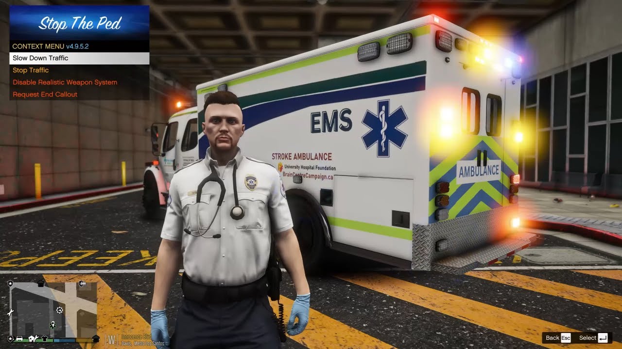 Gta 5 LSPDFR Let's Play As A Mobile Stroke Ambulance Paramedic - EMS mods #gta #gta5 #lspdfr
