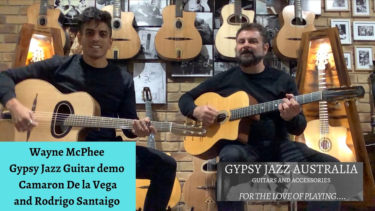 Demo of Wayne McPhee built Gypsy Jazz Guitar
