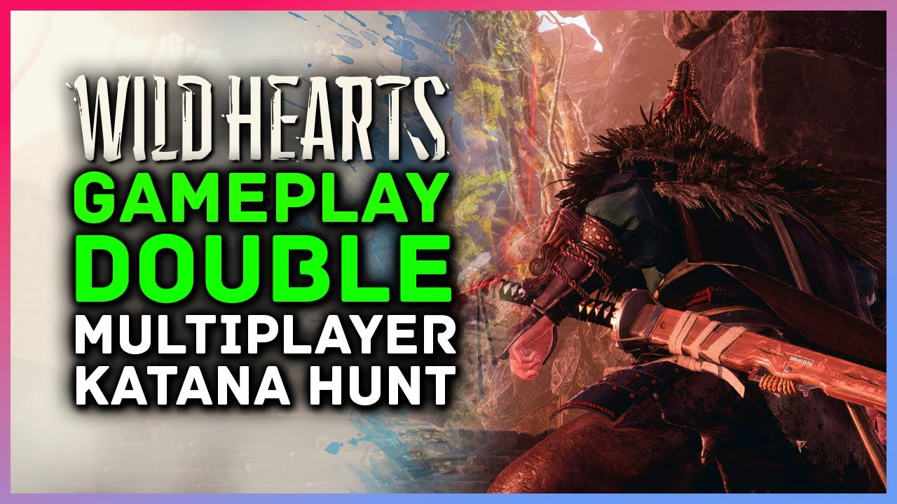 9 Minutes Of Wild Hearts Multiplayer Karakuri Katana Gameplay - Rage Tail Kemono Boss Fight
