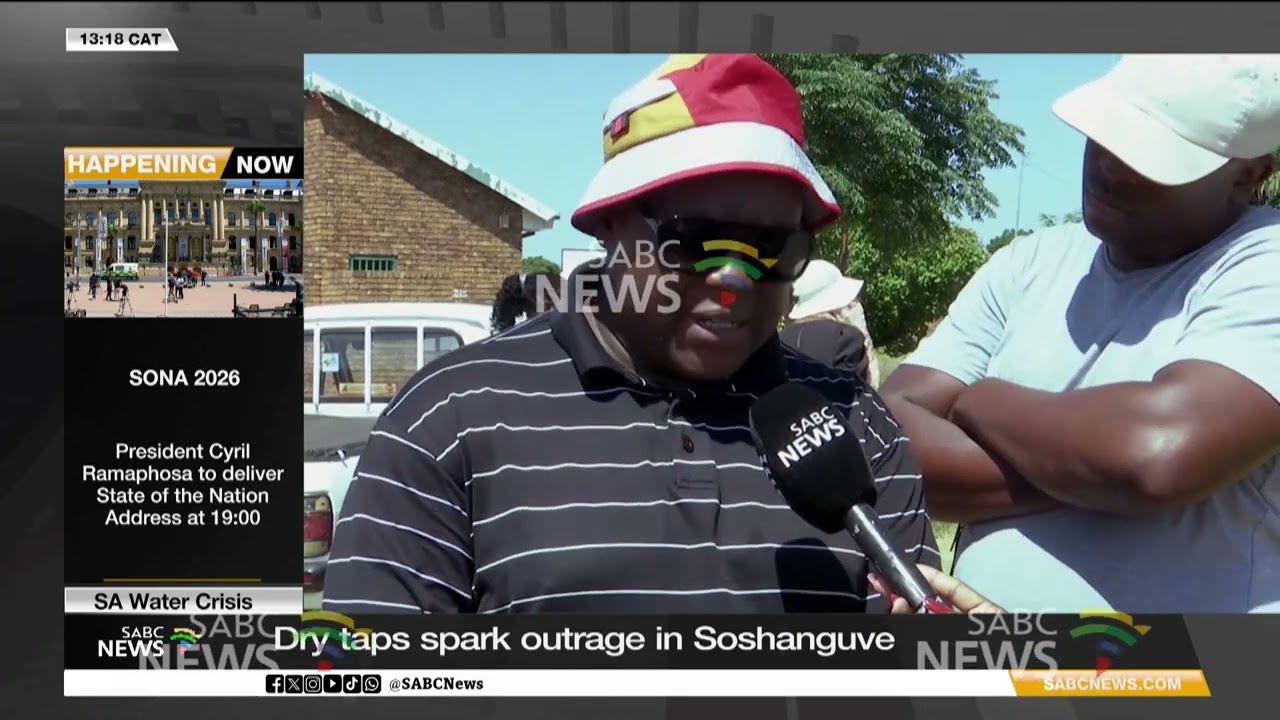 SA Water Crisis | Dry taps spark outrage in Soshanguve