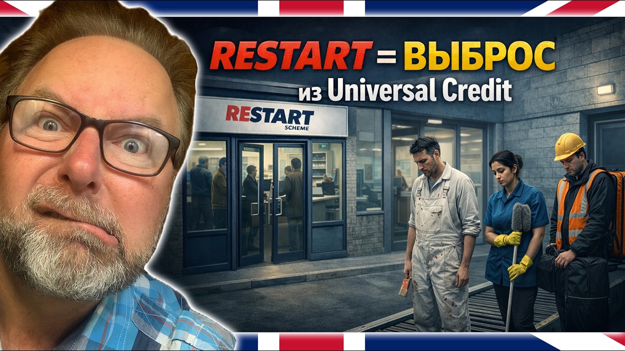 🚨 RESTART — это не помощь: как Universal Credit просто ВЫБРАСЫВАЕТ людей с соцподдержки в Англии ⛔️
