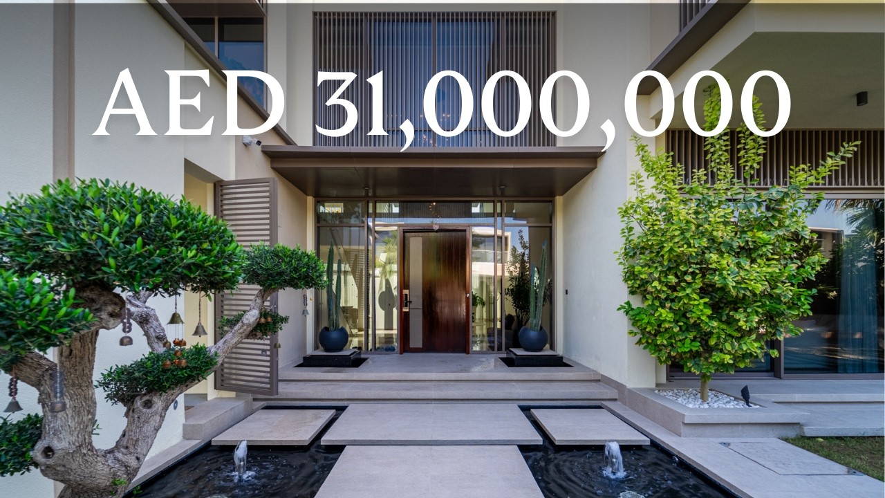 Touring an Exclusive 6-Bedroom Villa with Park Access & Private Pool | Dubai Hills Estate