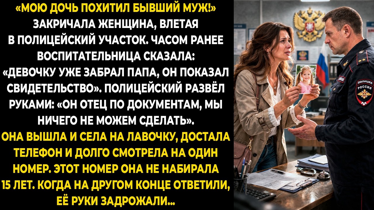 «Мою дочь похитил бывший муж!» — закричала женщина, влетая в полицейский участок. Часом ранее ...