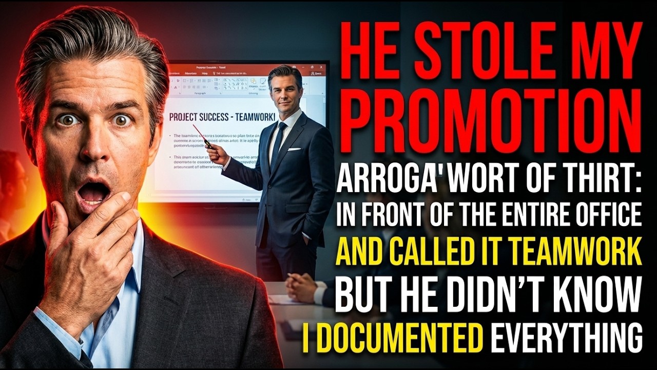 He Stole My Promotion in Front of the Entire Office… So I Let Him Destroy Himself ”