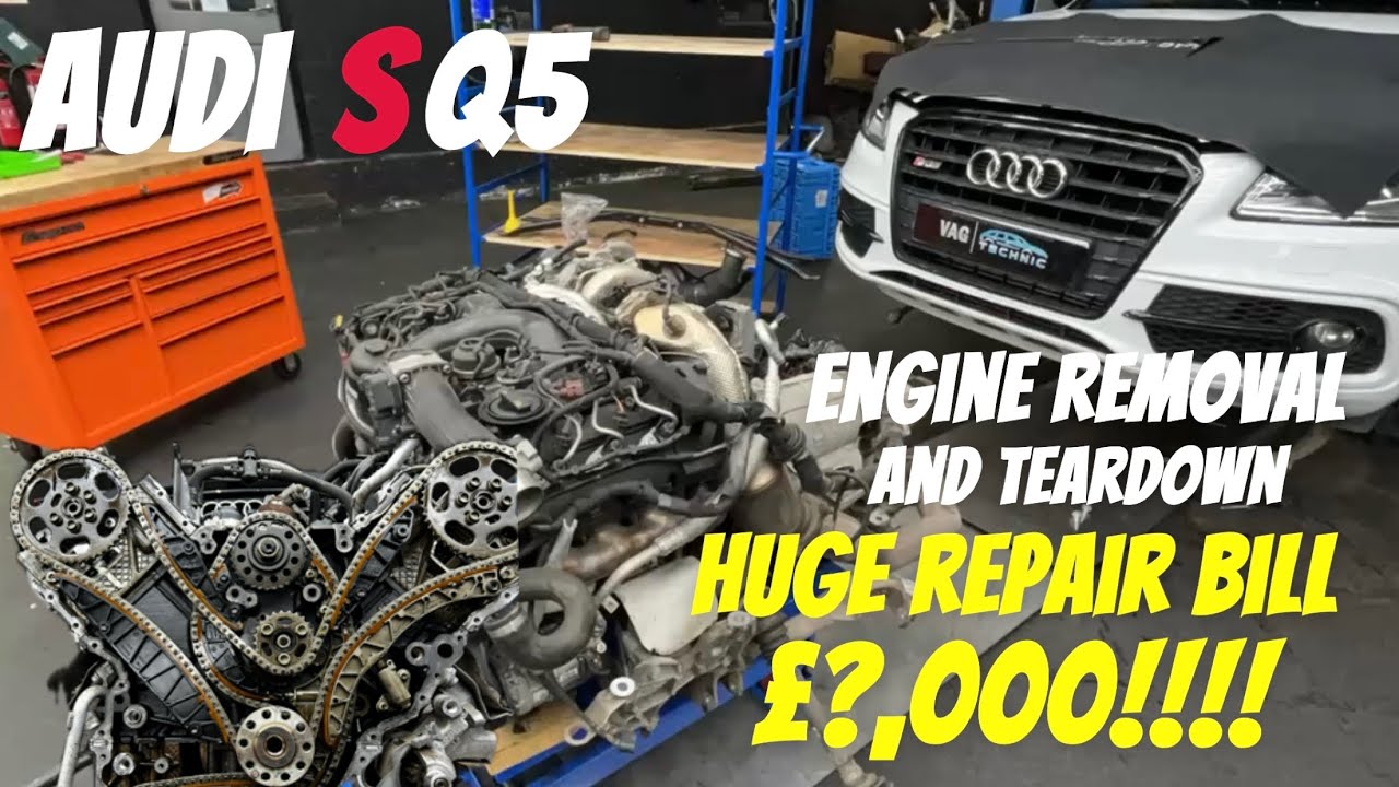 Audi SQ5 Timing Chain PREVENTION! Full Engine Removal & Teardown