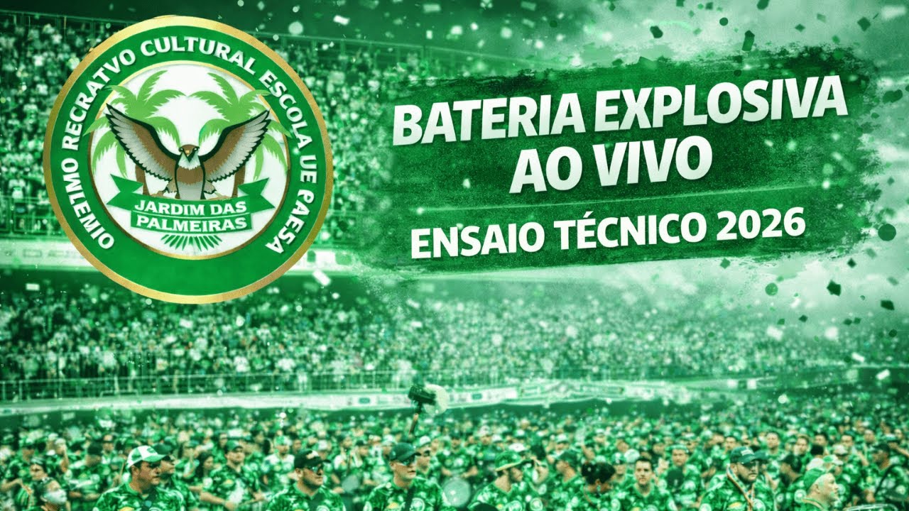 BATERIA EXPLOSIVA | JARDIM DAS PALMEIRAS | ENSAIO TÉCNICO 2026
