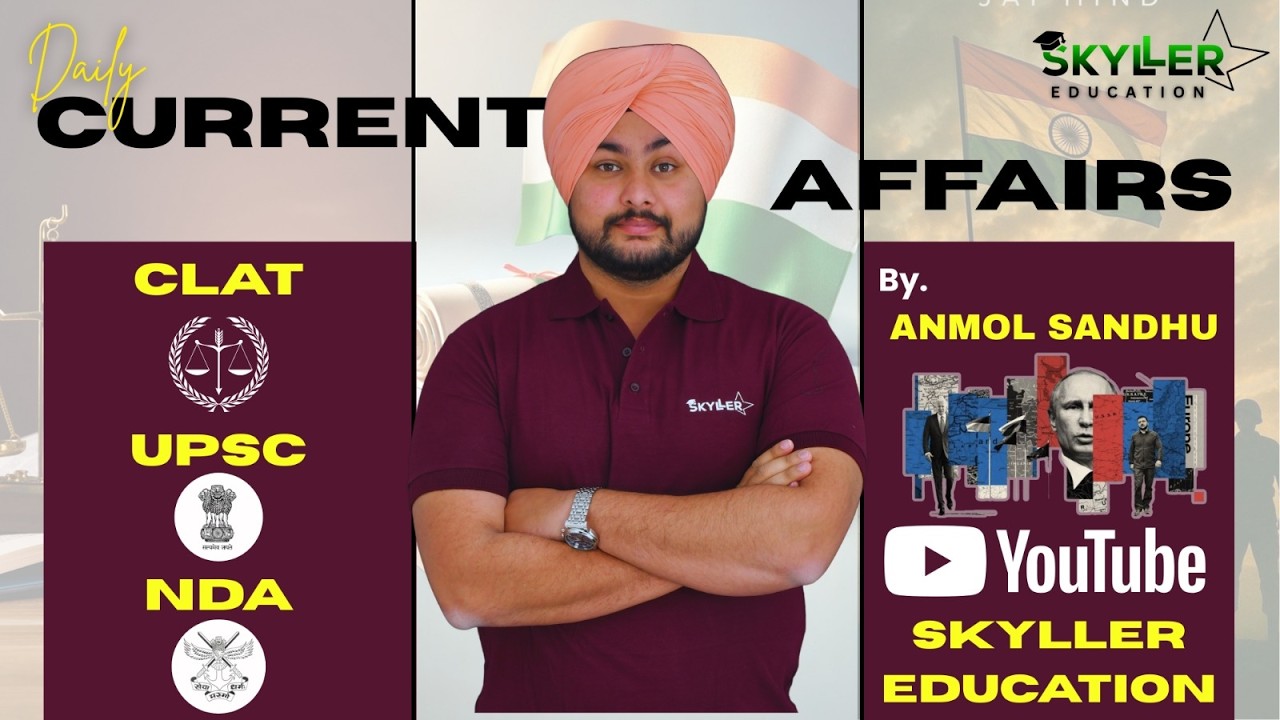 Current Affairs Daily Live | Anmol Sir | For Competative Exams | Today’s Class Tomorrow’s Success