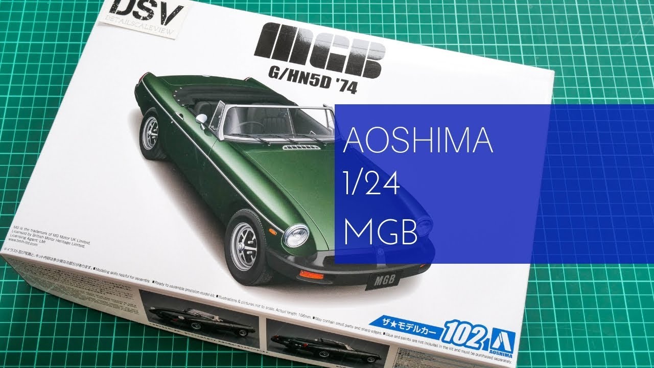 Aoshima 1/24 MGB 1974 (056868) Review