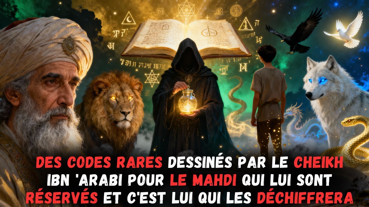 Des codes rares, dessinés par le cheikh Ibn Arabi spécialement pour le Mahdi, et c'est lui qui .....
