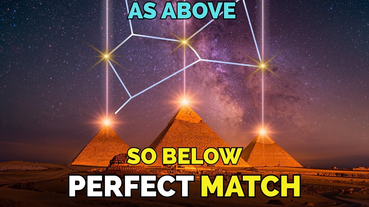 The Three Giza Pyramids Perfectly Match Orion's Belt (This Can't Be Coincidence)