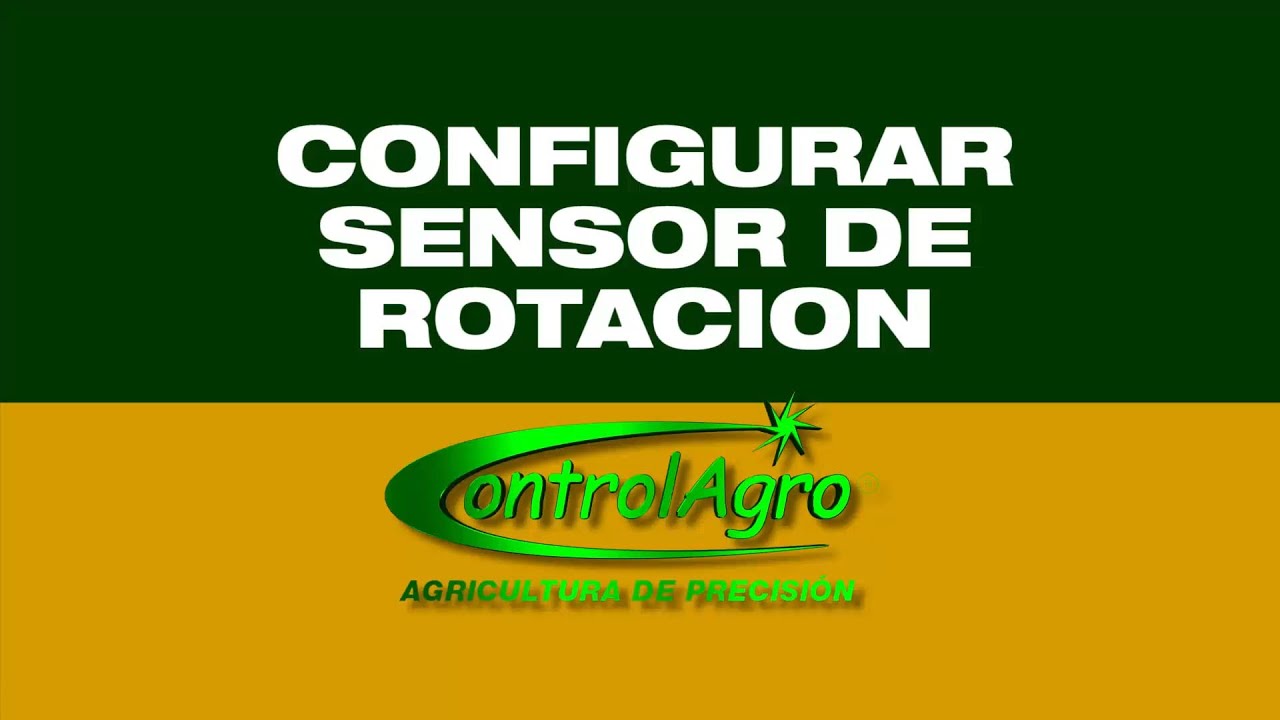 CAS 5100 - Configurar sensor de rotaci&oacute;n