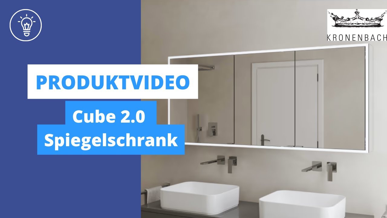 Cube 2.0 Spiegelschrank | Produktvideo | Kronenbach
