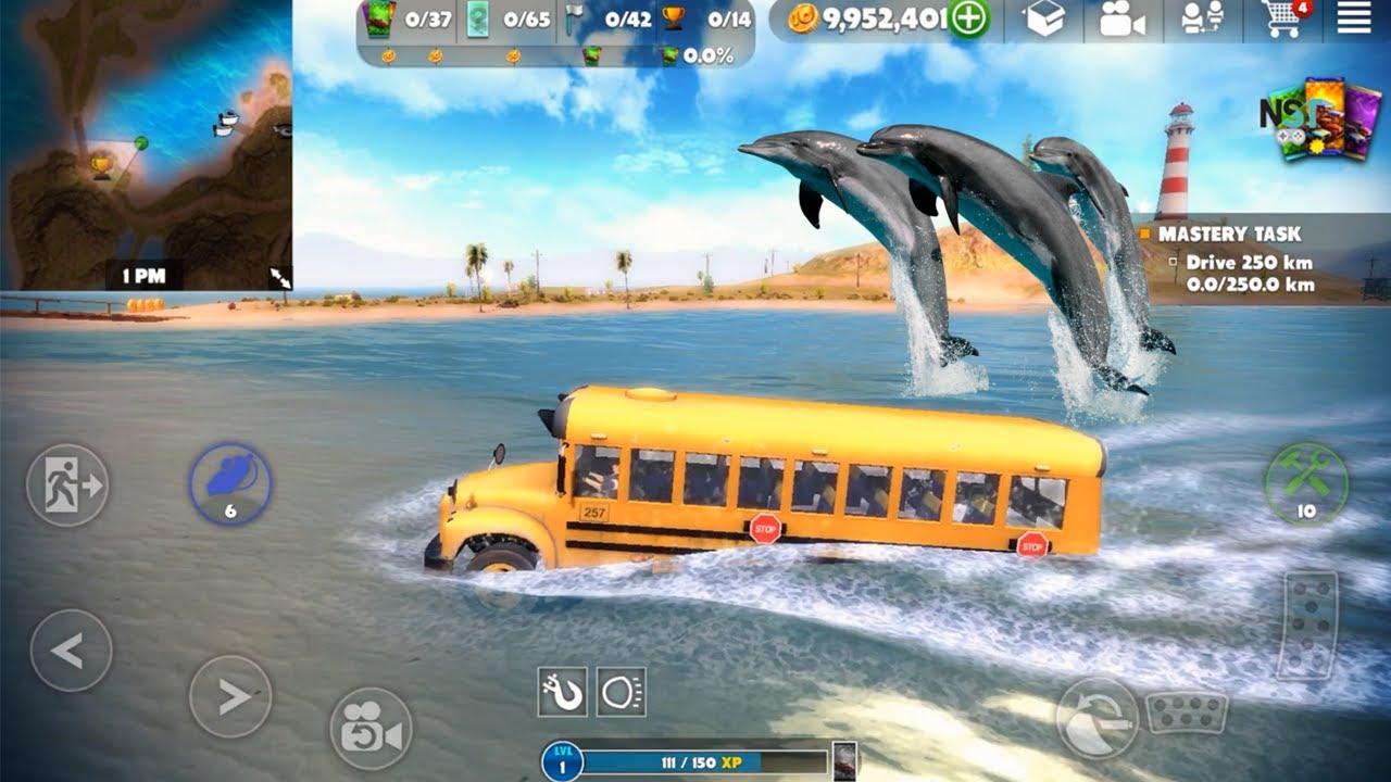 ⚡ School Bus Monster Truck Driving ► Off The Road Car Simulator ► Android Gameplay #1