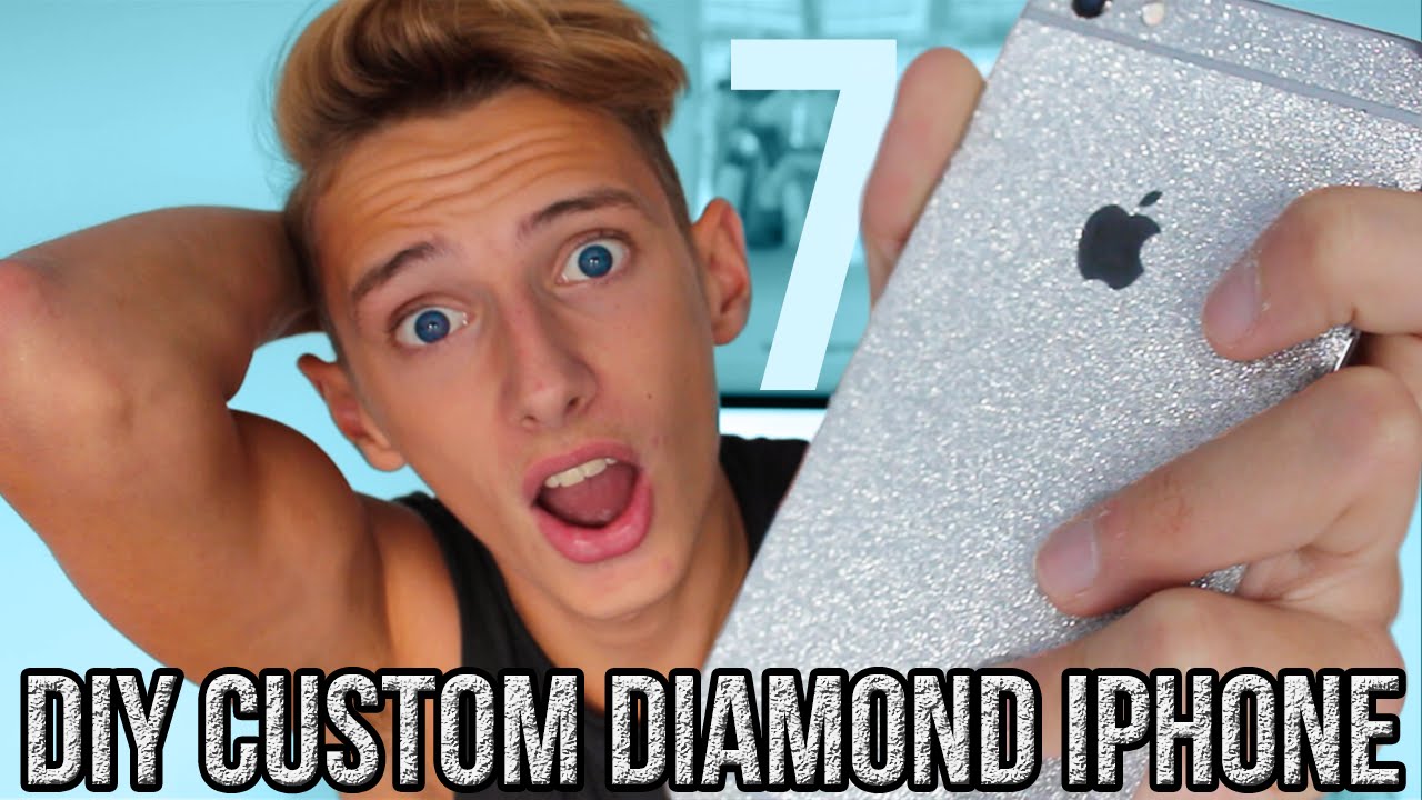 WHATS ON MY CUSTOM DIAMOND IPHONE | GeorgeMasonTV