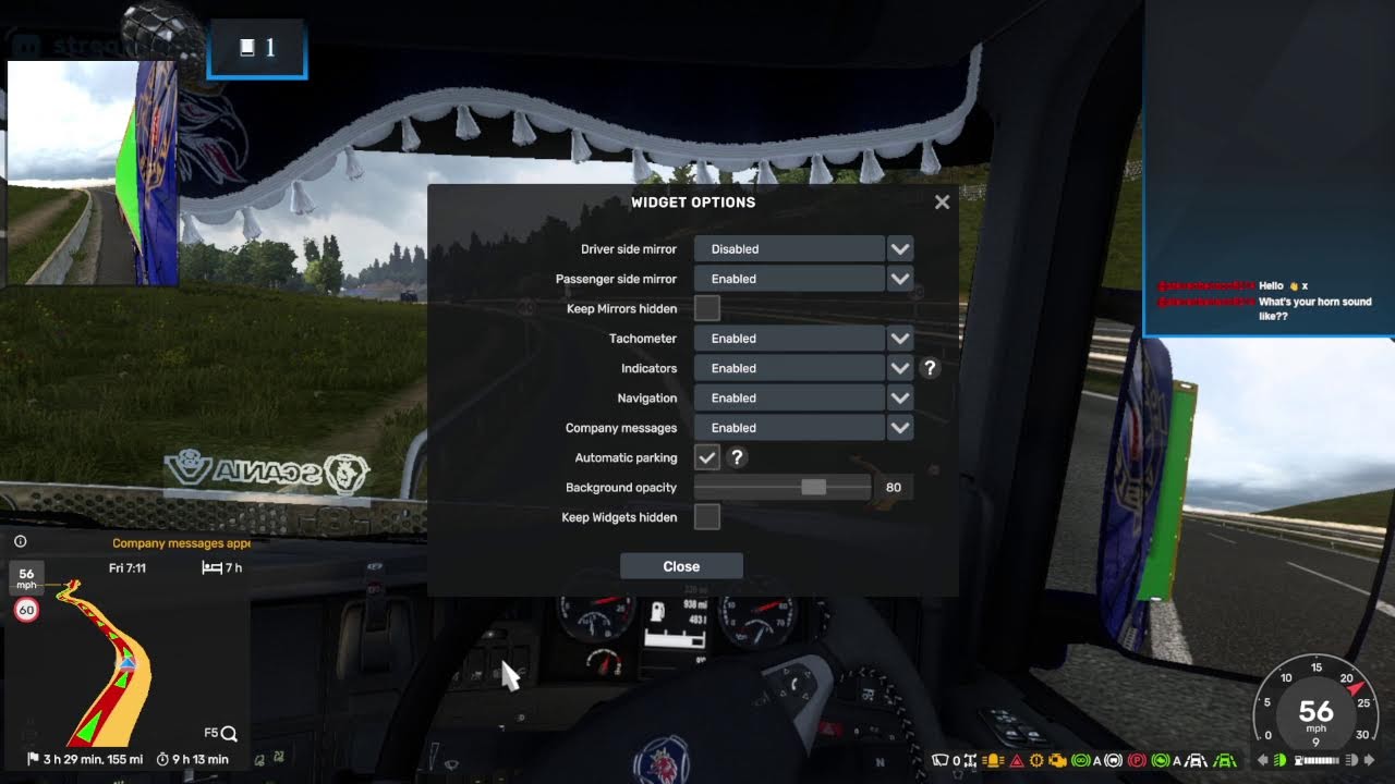 ets 2 live on wheel
