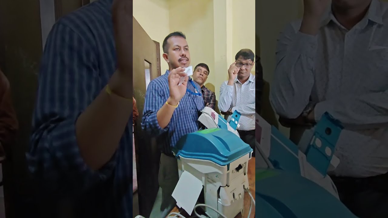 EVM Training in Assamese | Control Unit, Ballot Unit, VVPAT Demo |Just a try