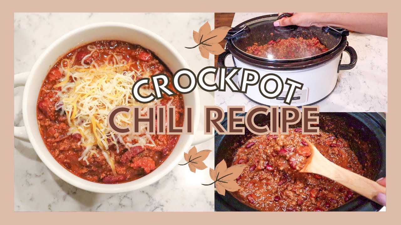 CROCKPOT CHILI RECIPE | QUICK & EASY! // LoveLexyNicole