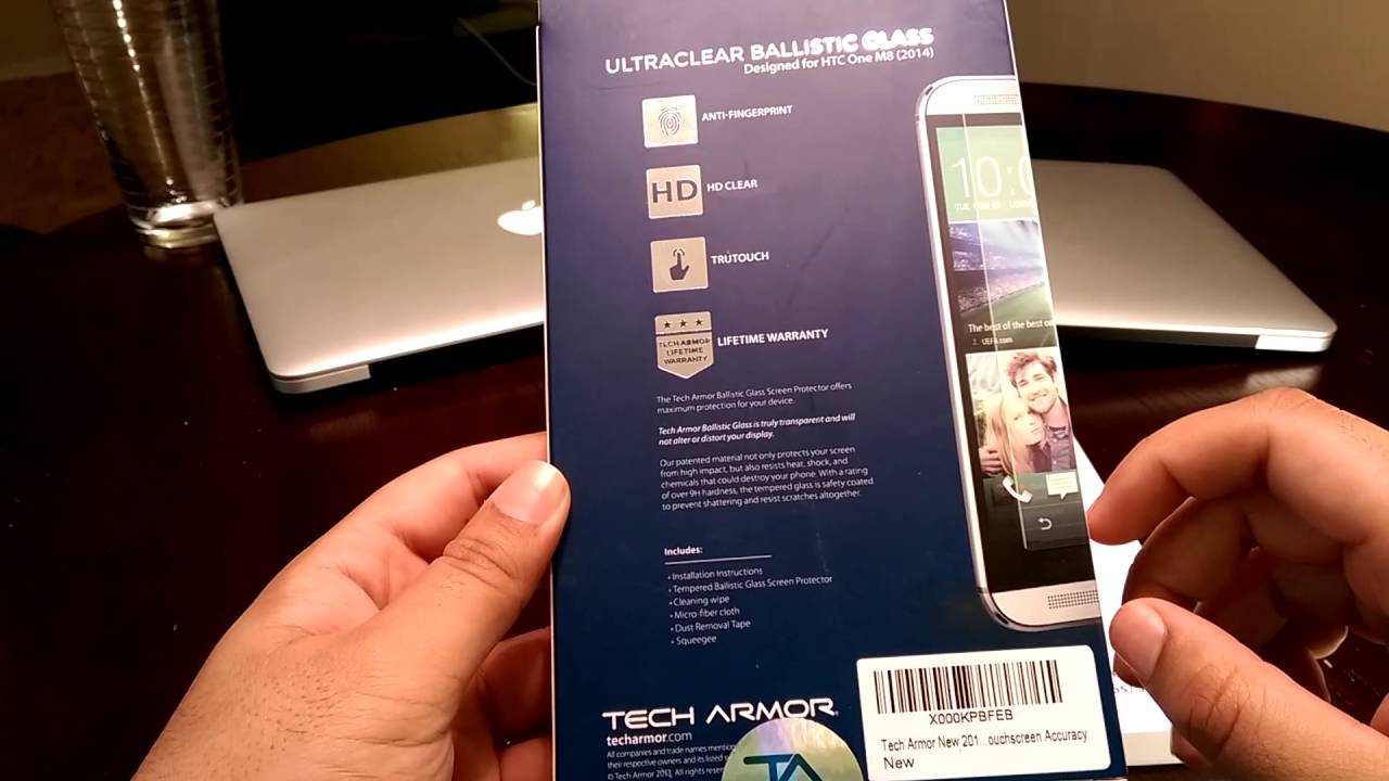 Tech Armor Glass Screen Protectors - iPhone 5/5S/5C/SE and HTC One M8
