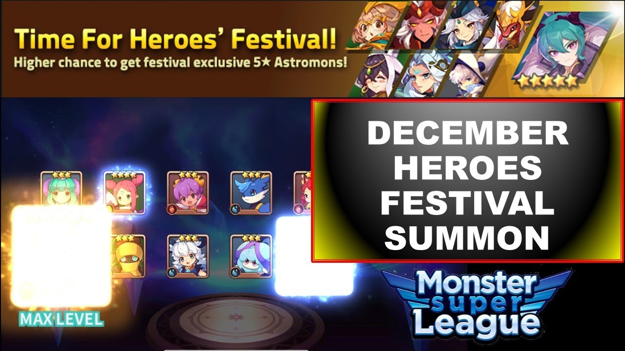 DECEMBER Heroes Festival - Monster Super League