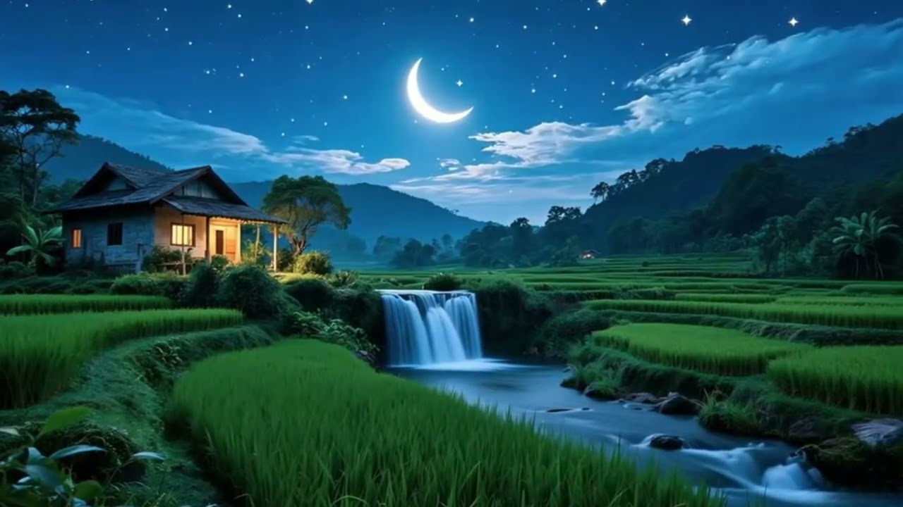 Peaceful Night 🌑Healing of Stress,Anxiety and Depressive States,Stop Overthinking,sleep 71