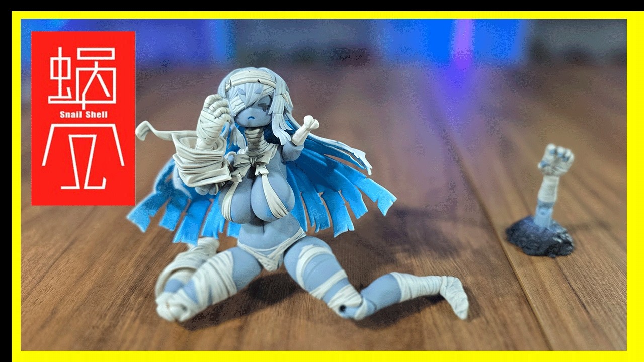 SNAIL SHELL Chica Zombie GRISA (reseña / unboxing en español)
