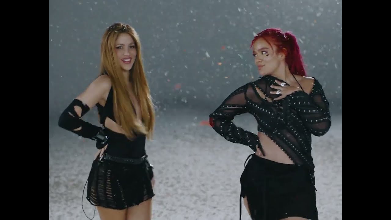 KAROL G Shakira  TQG (Official Video) TE QUEDO GRANDE
