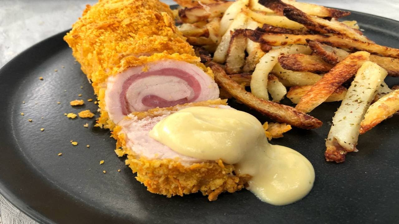 Κοτόπουλο Cordon Bleu με Πατάτες σαν Τηγανητές | 9.6.2020