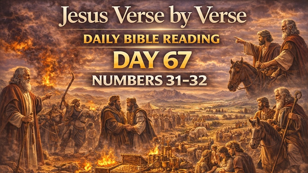 📖 Bible in a Year - Day 67: Numbers 31–32 Judgment on Midian, Purification, and Comfort and Calling