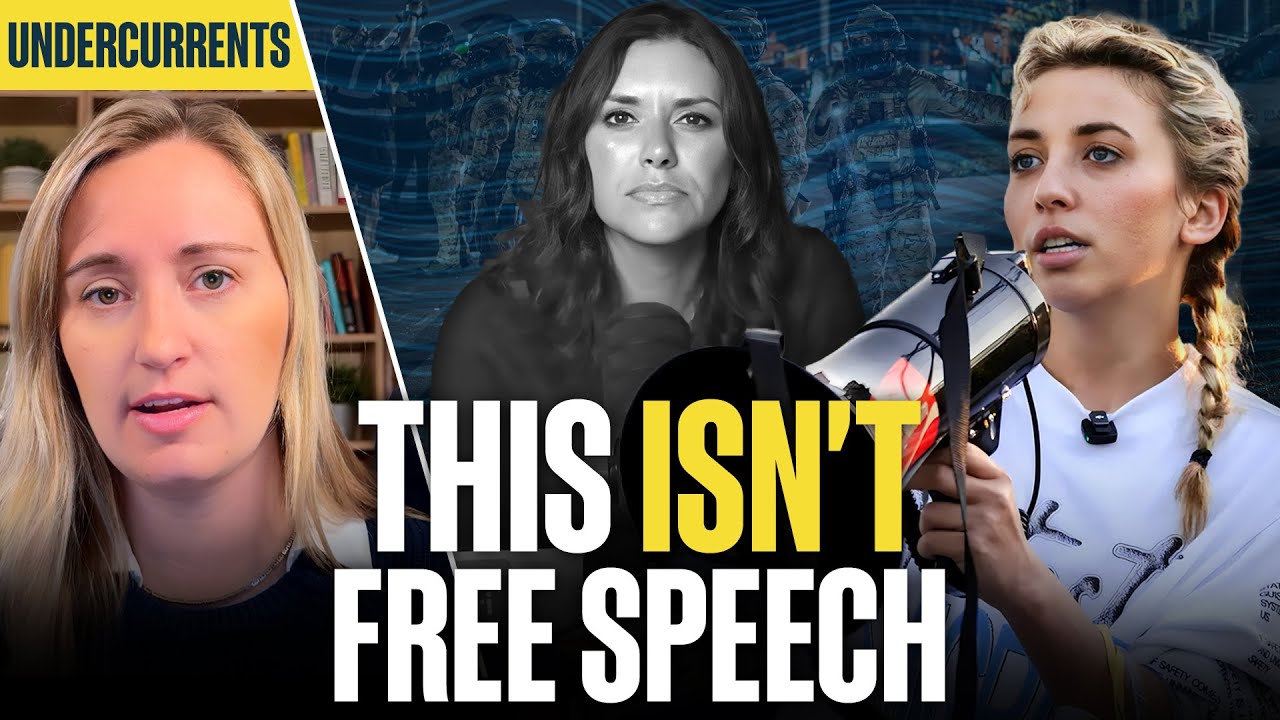 Демократка ВЫШЛА из интервью по обвинению в участии в протесте в иммиграционной и таможенной полиции