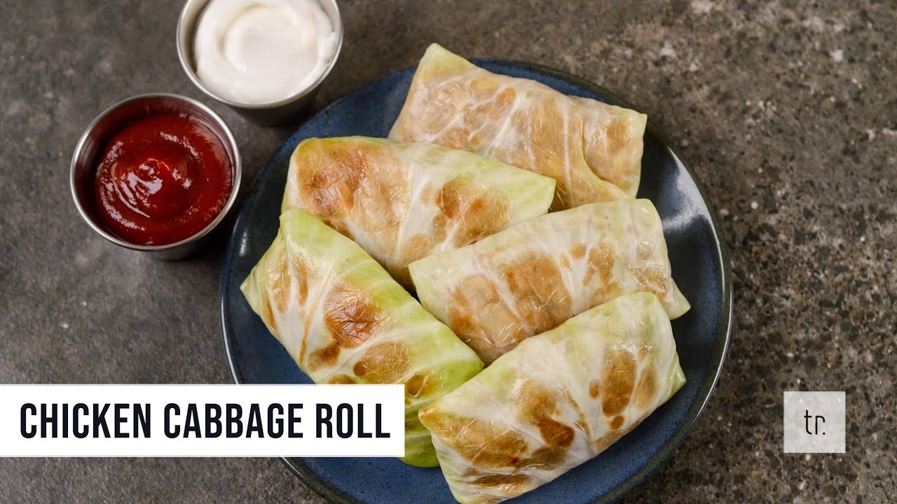 Healthy & Easy Snack - Chicken Cabbage Roll Recipe | Chicken Snack Recipes