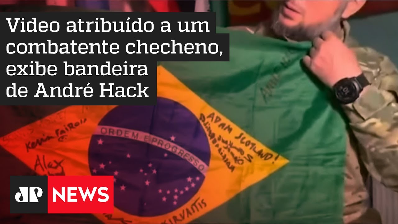 Bandeira do Brasil de combatente morto na Ucrânia é exibida por rivais