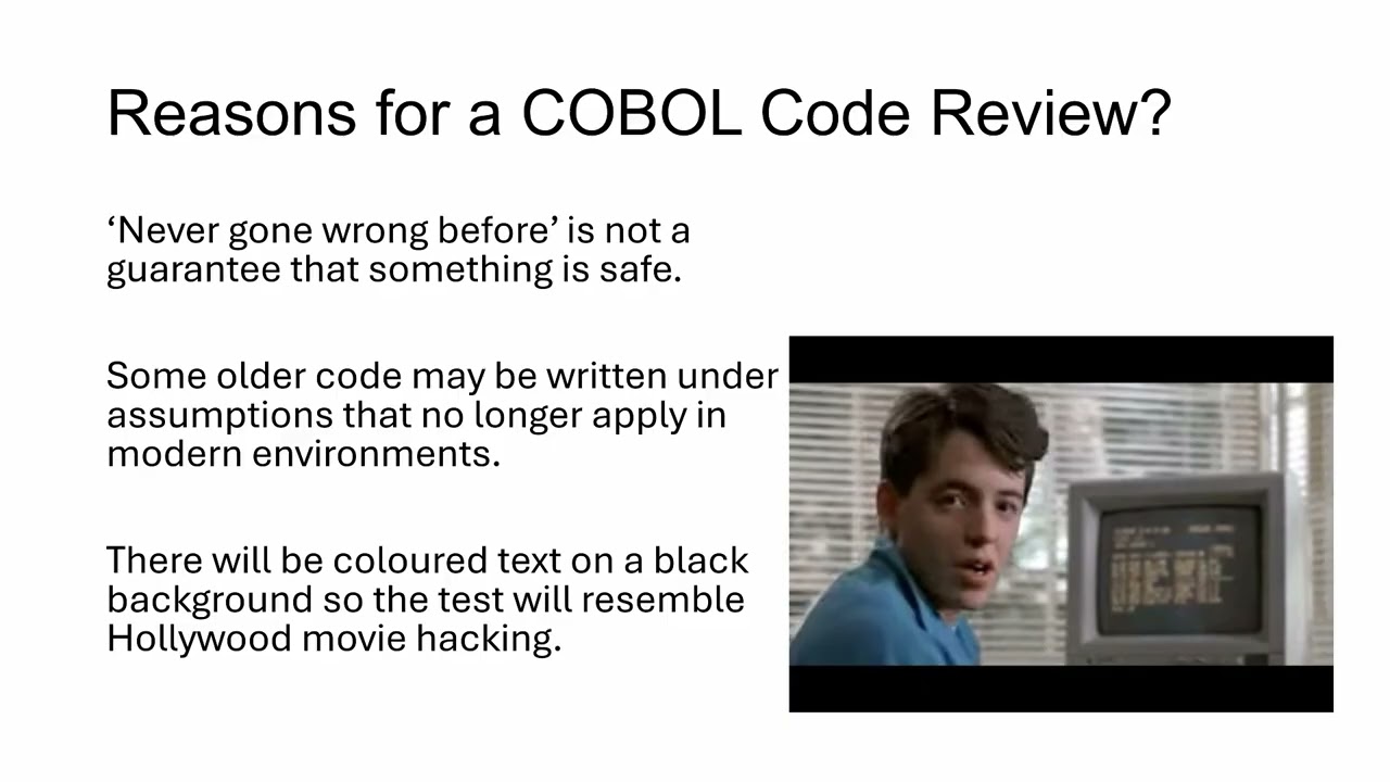 hack::soho | Reviewing COBOL for Fun and Profit | Nick Dunn