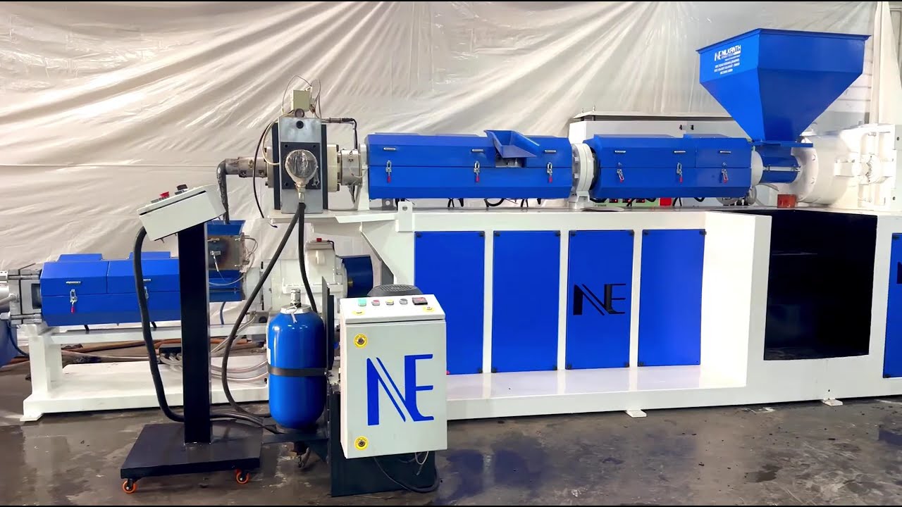 110 MM Two Stage Plastic Recycling Extruder Machine [Mother Baby Recycling Plant] 9033215634