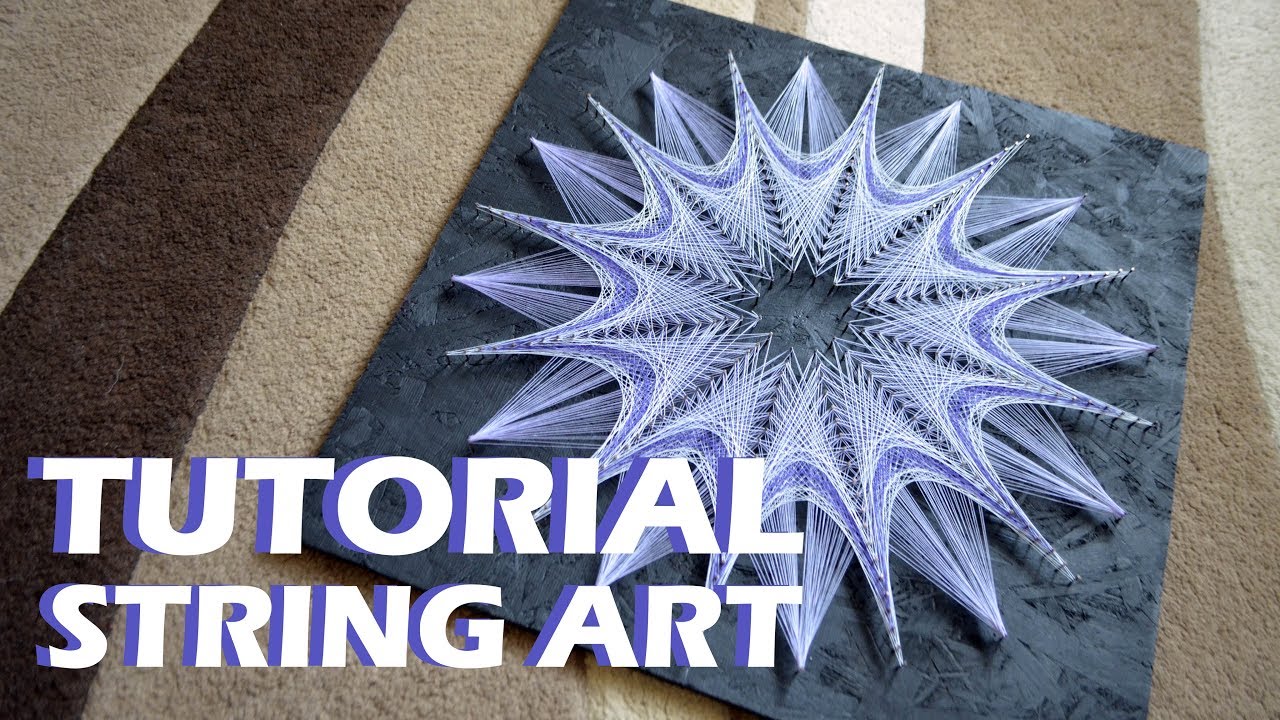 PASTEL PICTURE | string art timelapse | TUTORIAL