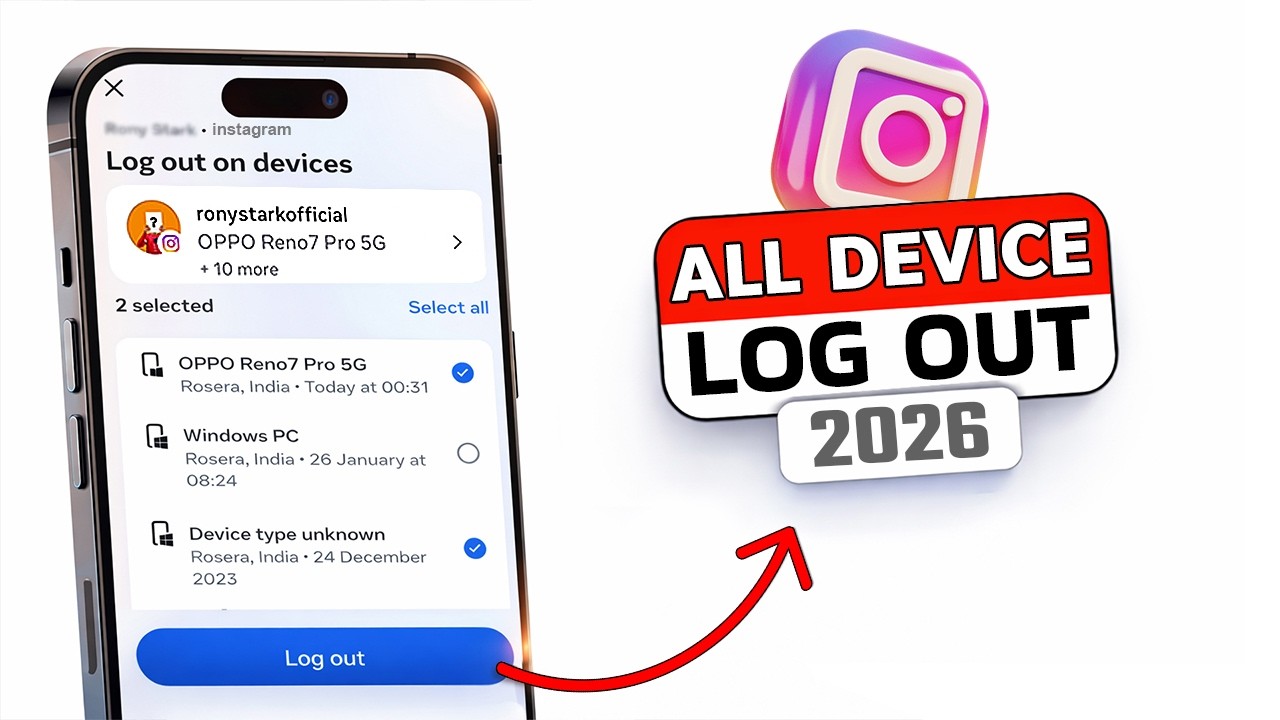 Instagram Logout All Devices | Instagram other Device Logout - Setting 2026