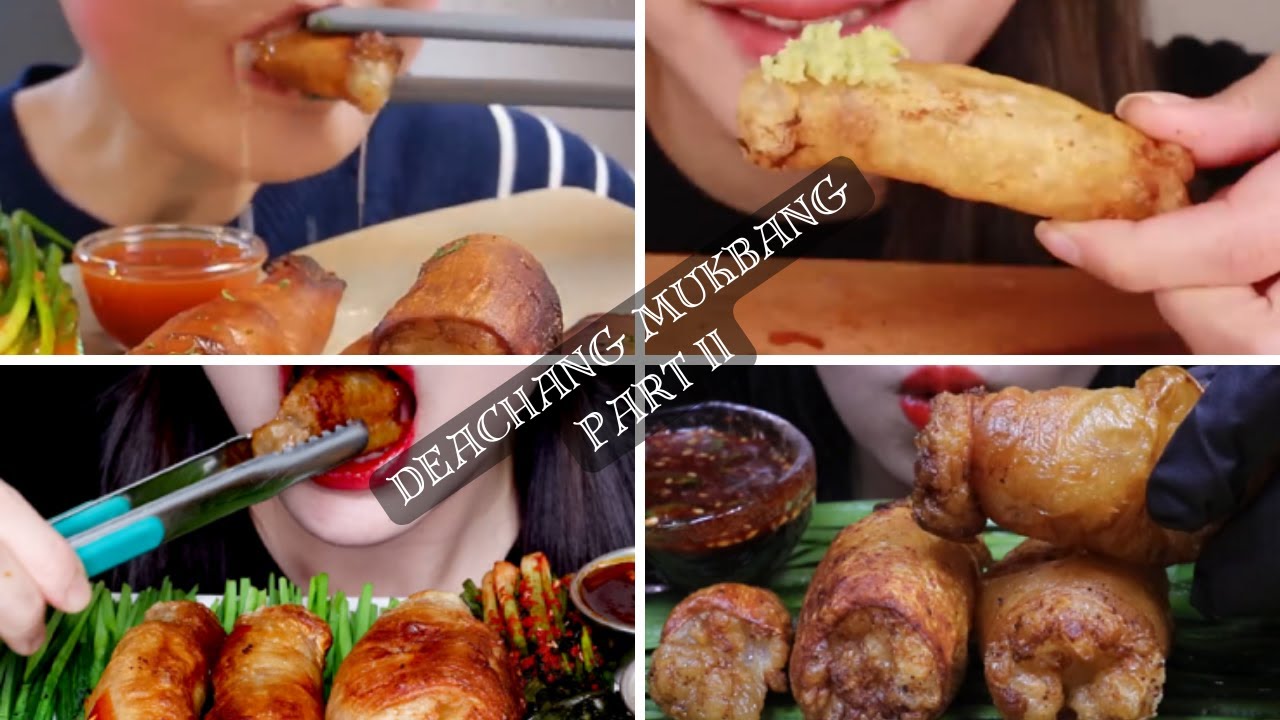 DAECHANG ASMR MUKBANG// USUS SAPI MUKBANG//ASMR COMPLETION 😋 🥢 PART II