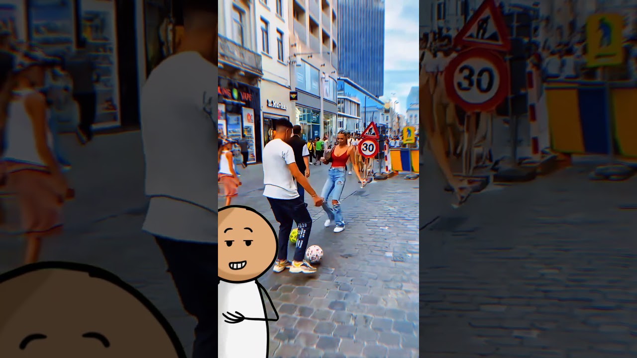 He Nutmegged Everyone&hellip; But Then THIS Happened 😱⚽ #StreetFootball