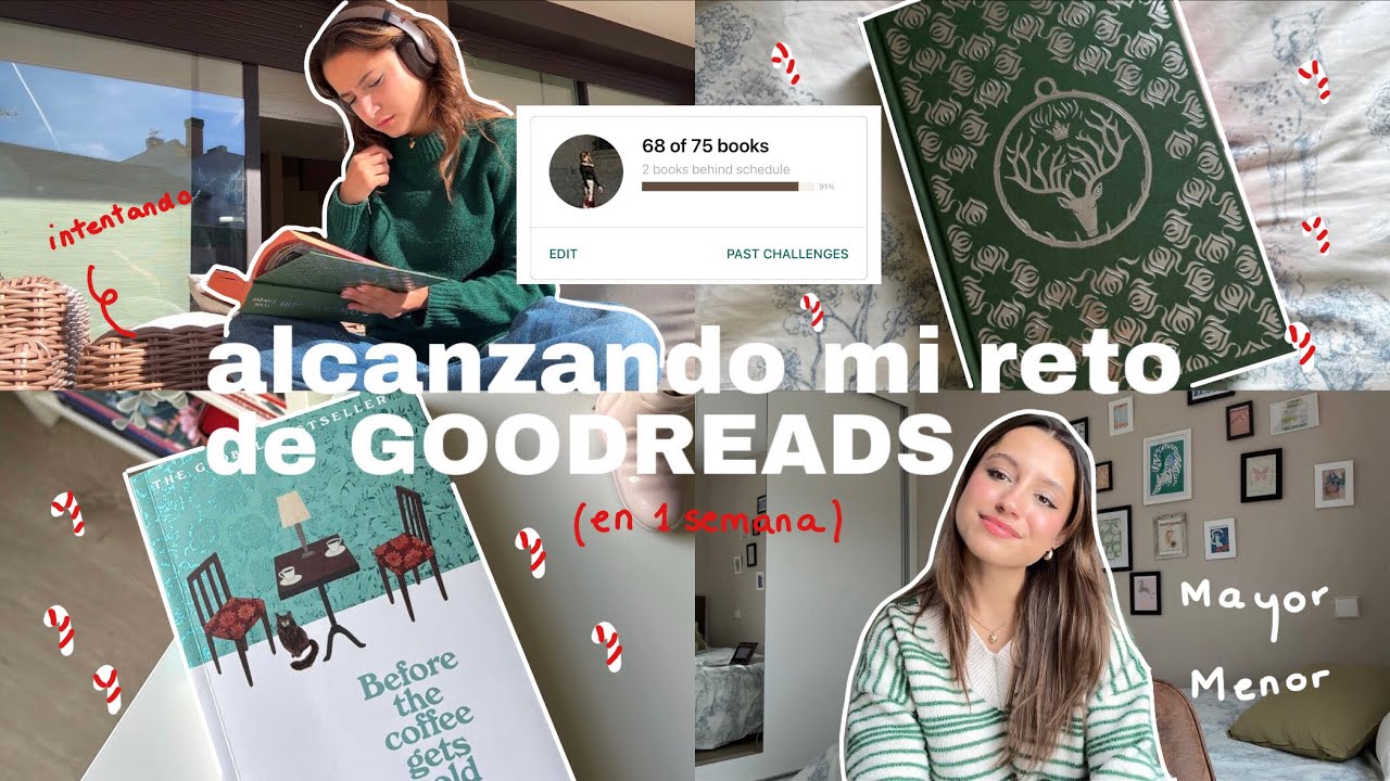 Poniéndome al día con mi reto de GOODREADS🎄📖🎅🏼(reto de lectura) BOOKMAS 9