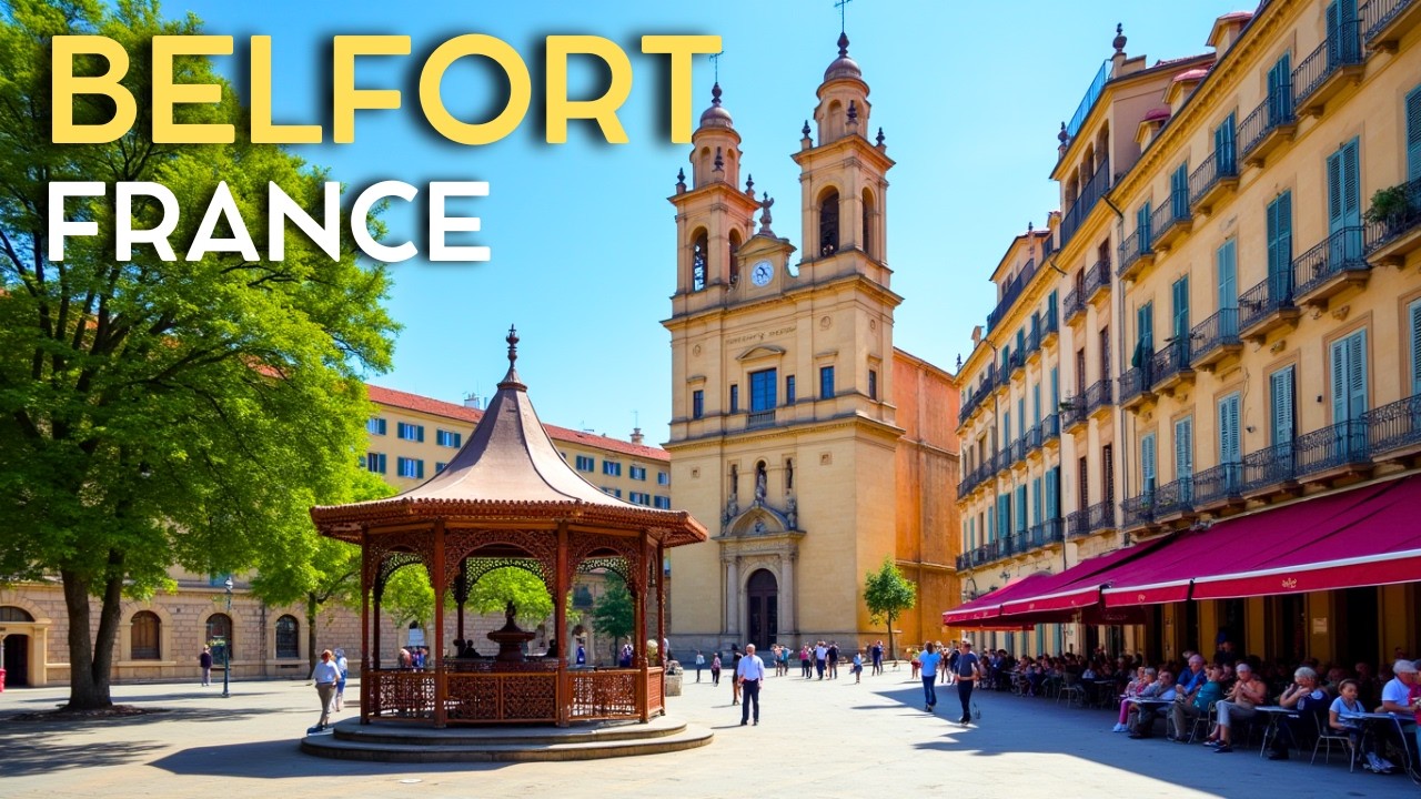Exploring Belfort 🇫🇷 | Walking Tour 4k