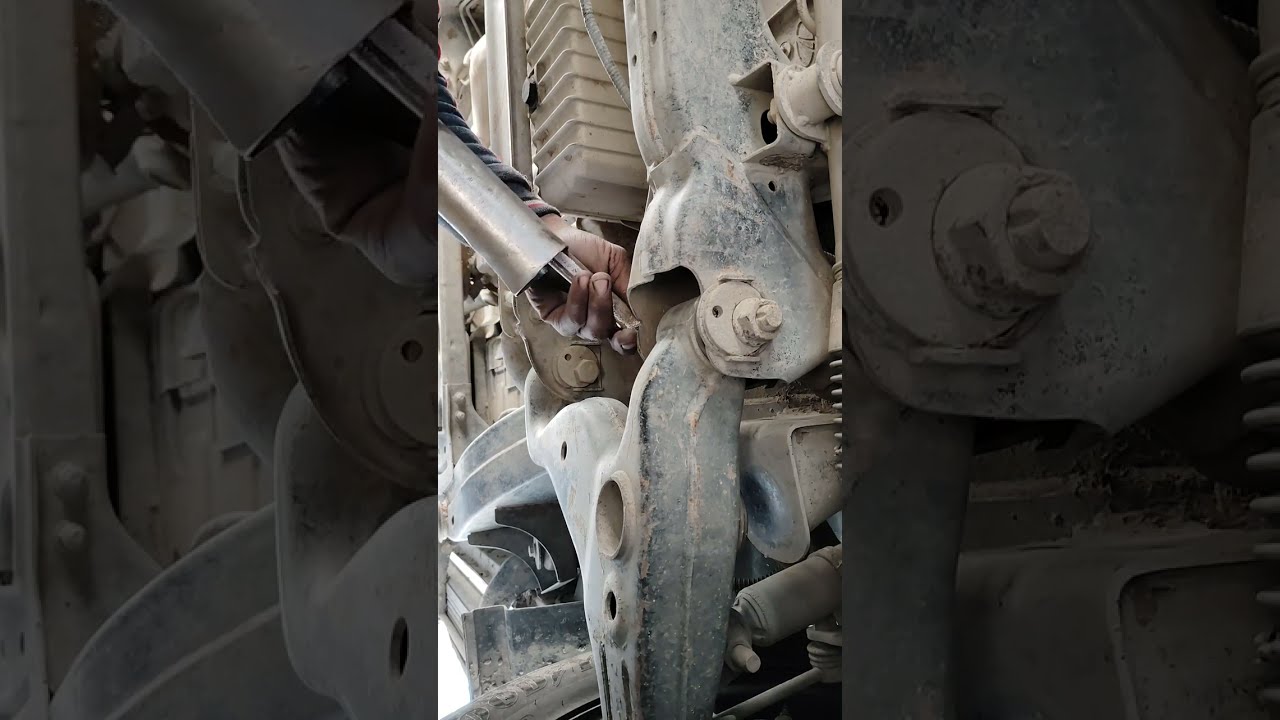 Mahindra Scorpio s11Wheel alignment and camber rear wheel alignment adjustment🙏