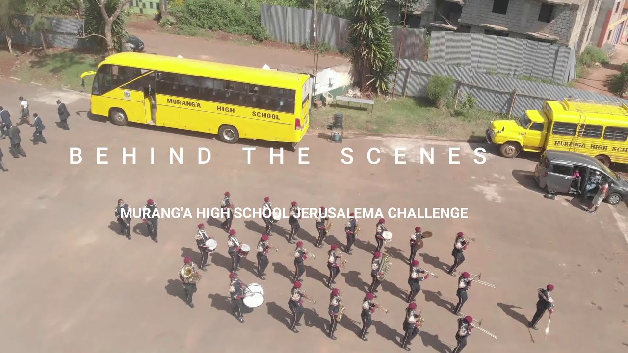 BEHIND THE SCENES FOR JERUSALEMA CHALLENGE BY MURANG'A HIGH