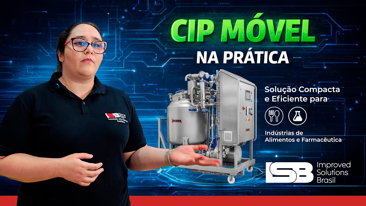 CIP Móvel: Sistema Compacto de Limpeza Industrial para Linhas de Produção | ISB Equipamentos