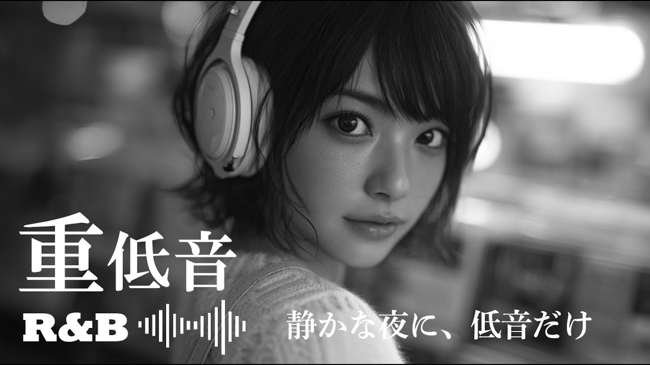 【重低音 R&B】BPM100｜静かな夜に、低音だけ。都会的でエモい30分 | Japanese R&B