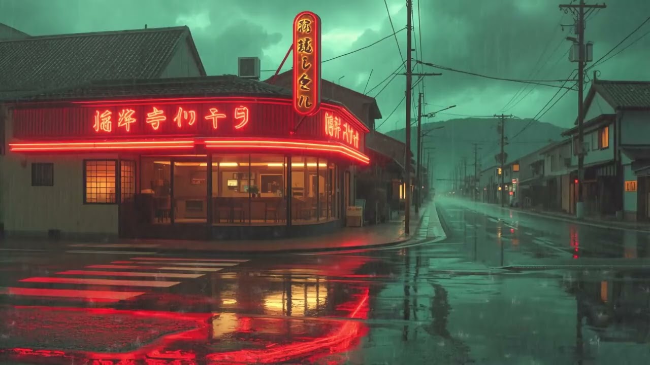 Night City Rain 🌧️ Lofi Beats to Relax Your Mind