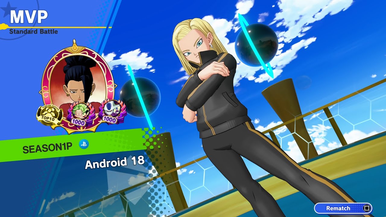 android 18 is a must play character she's insane !!